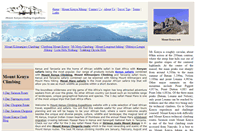 Desktop Screenshot of mountkenyaclimbing.com